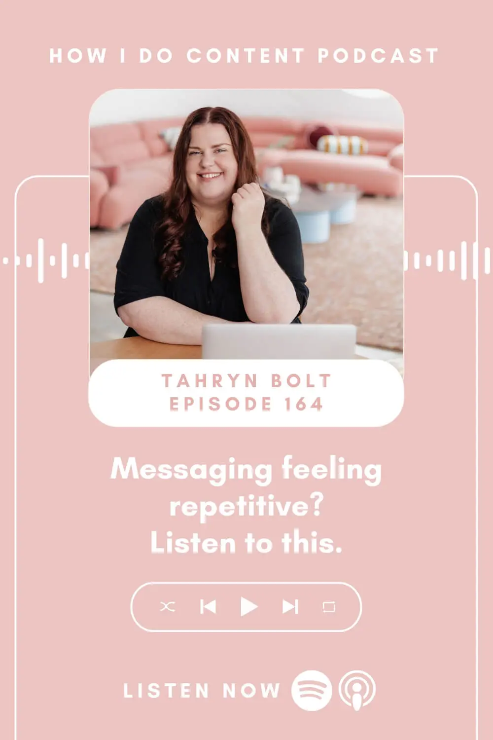 Messaging feeling repetitive? Listen to this.